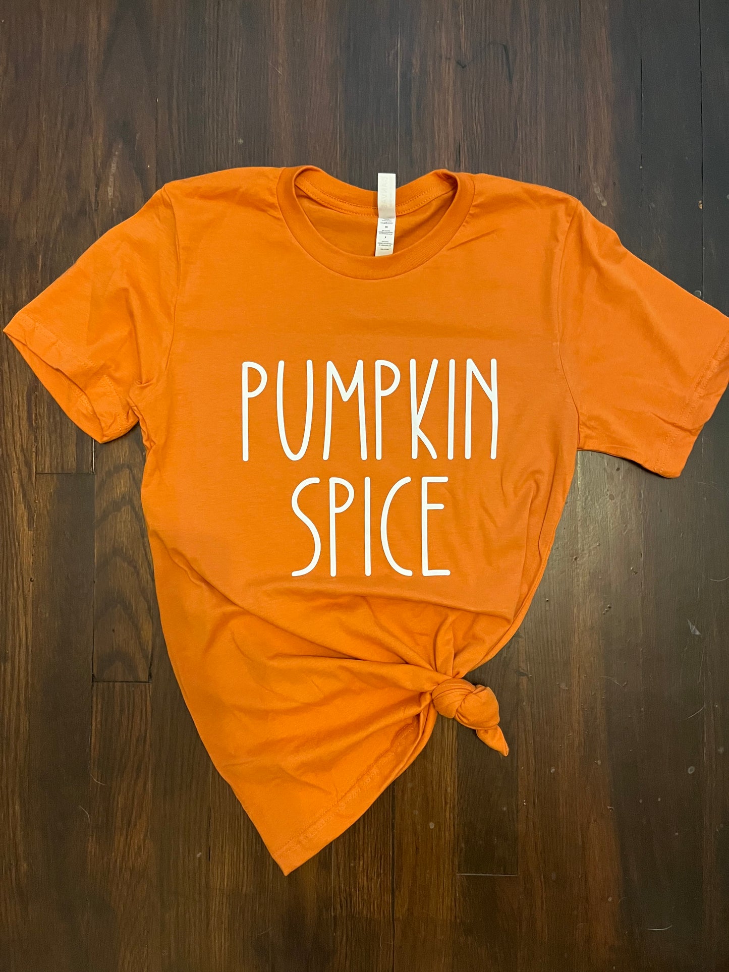 Pumpkin spice tee